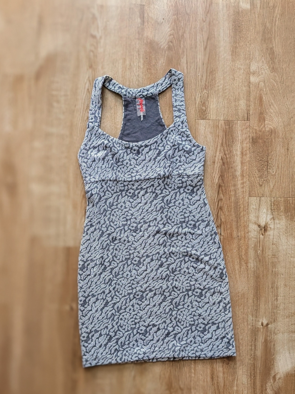 Free People Patterned Racerback Knit Dress